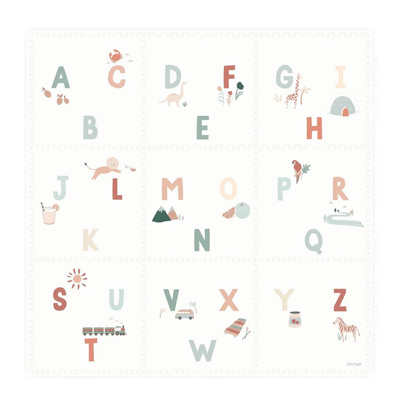 puzzelmat eevaa, alphabet/terrazzo - PLAY & GO
