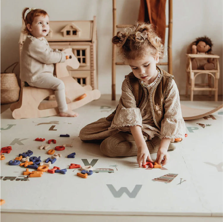 puzzelmat eevaa, alphabet/terrazzo - PLAY & GO