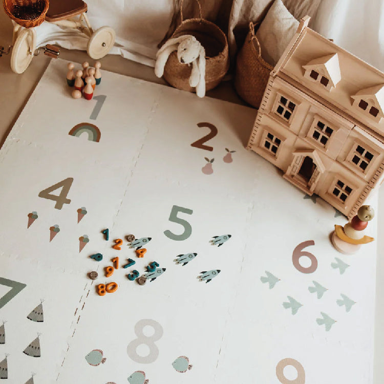 puzzelmat eevaa, numbers/dots - PLAY & GO