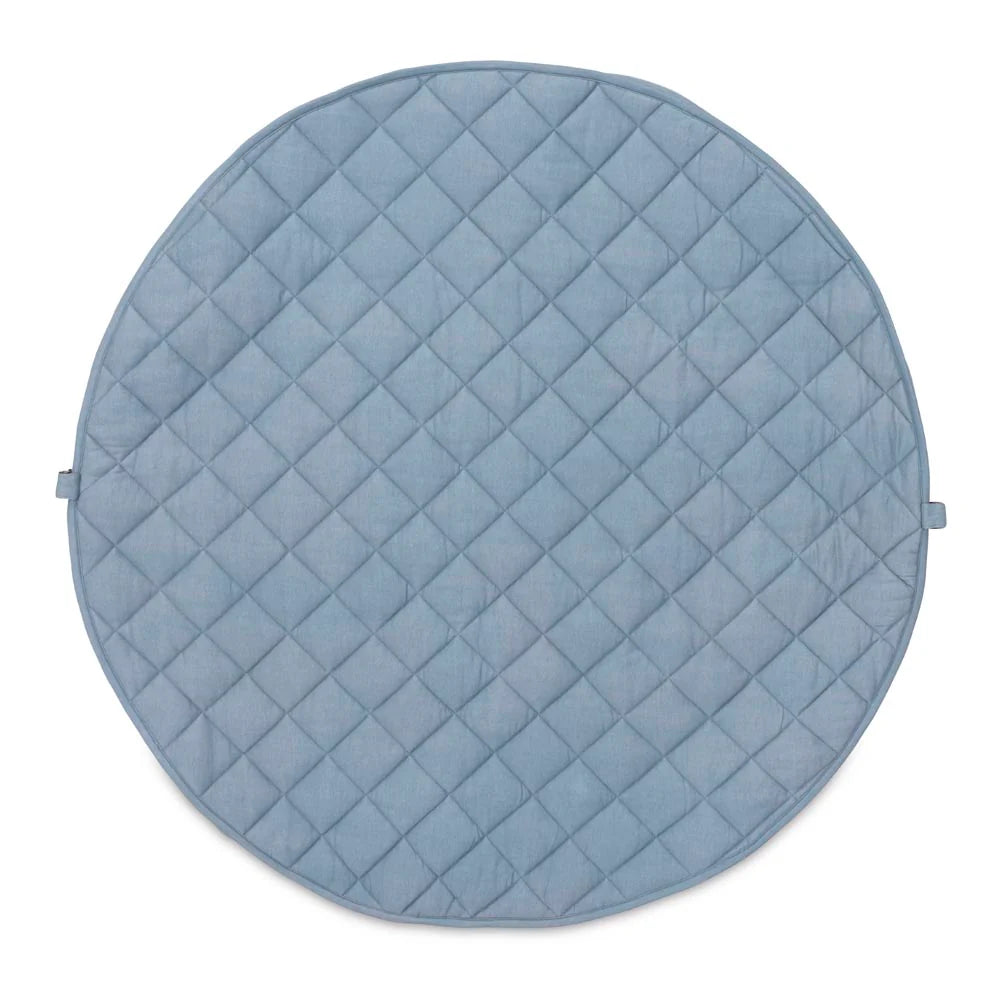 opbergzak/speelmat organic, dusty blue - PLAY & GO