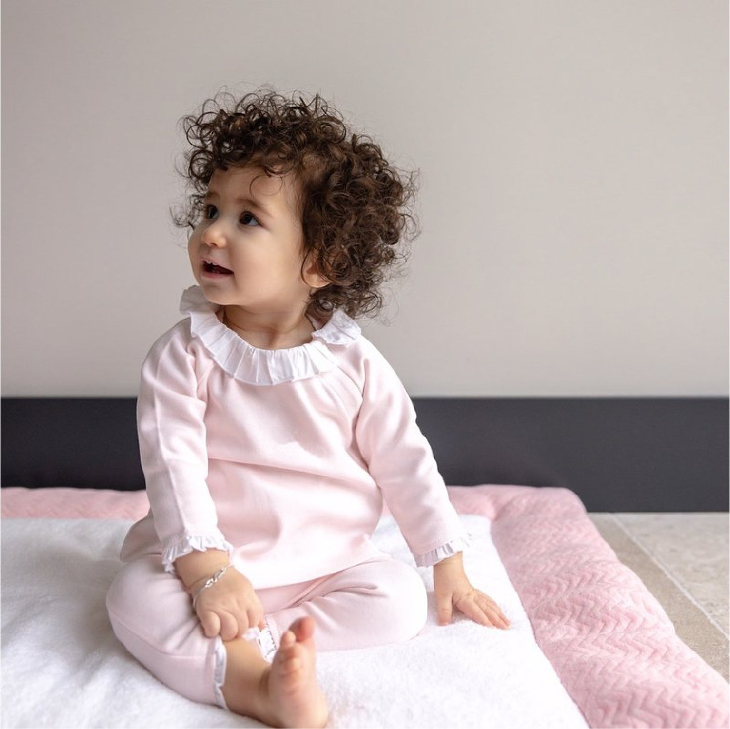 shirt + broek, roze - POETREE KIDS