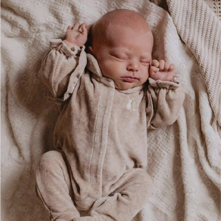 babypak, velours girl, camel - POETREE KIDS