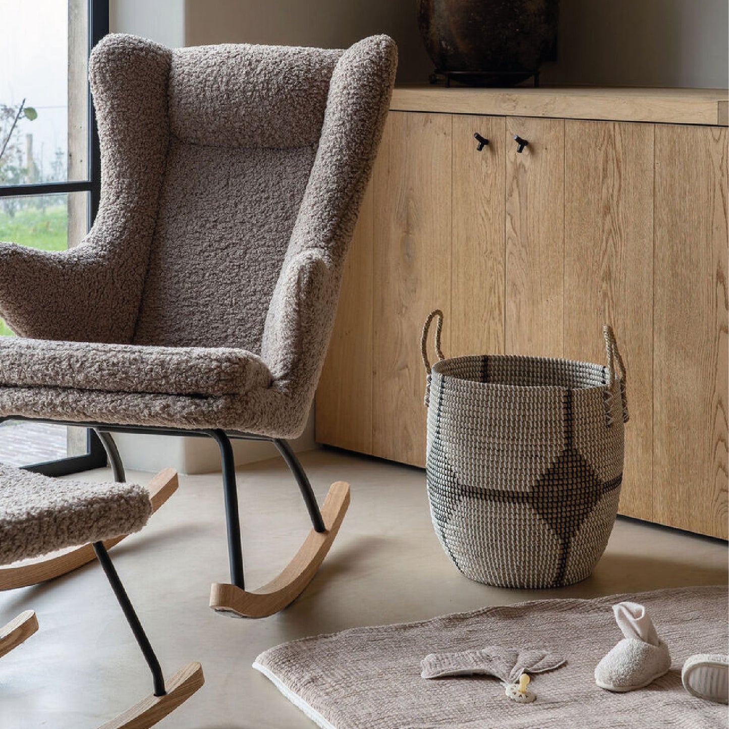 voetenbank de luxe, stone – QUAX