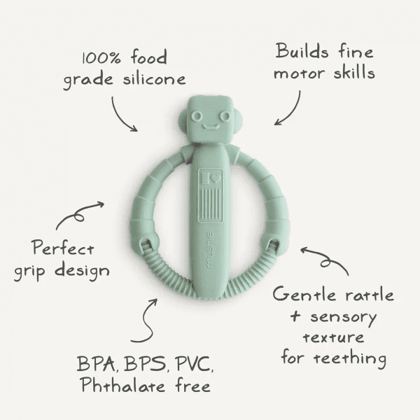 bijtring/rammelaar robot – MUSHIE