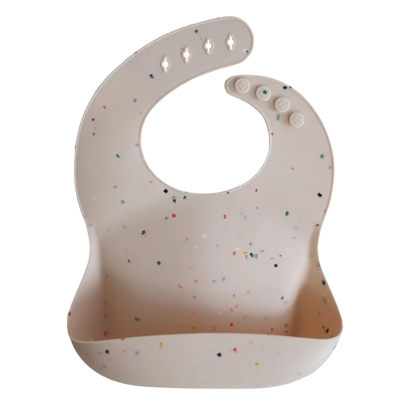 siliconen eetslab vanilla, confetti - MUSHIE