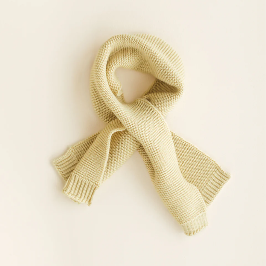 sjaal ivo, light yellow - HVID