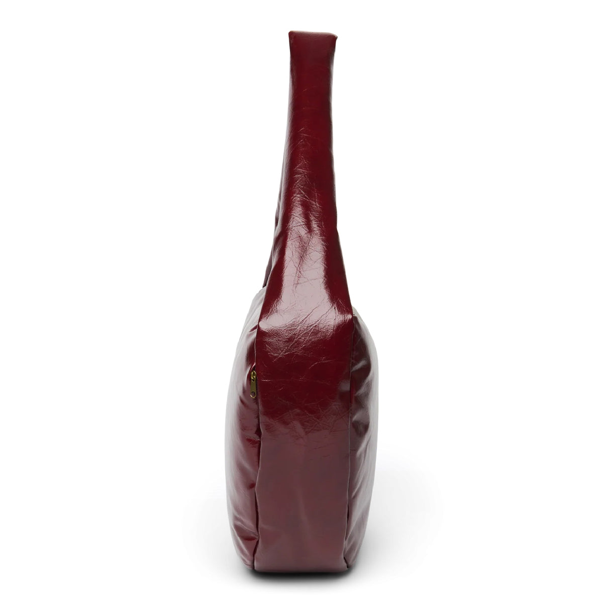 crossbody bag vegan leather, burgundy - STUDIO NOOS