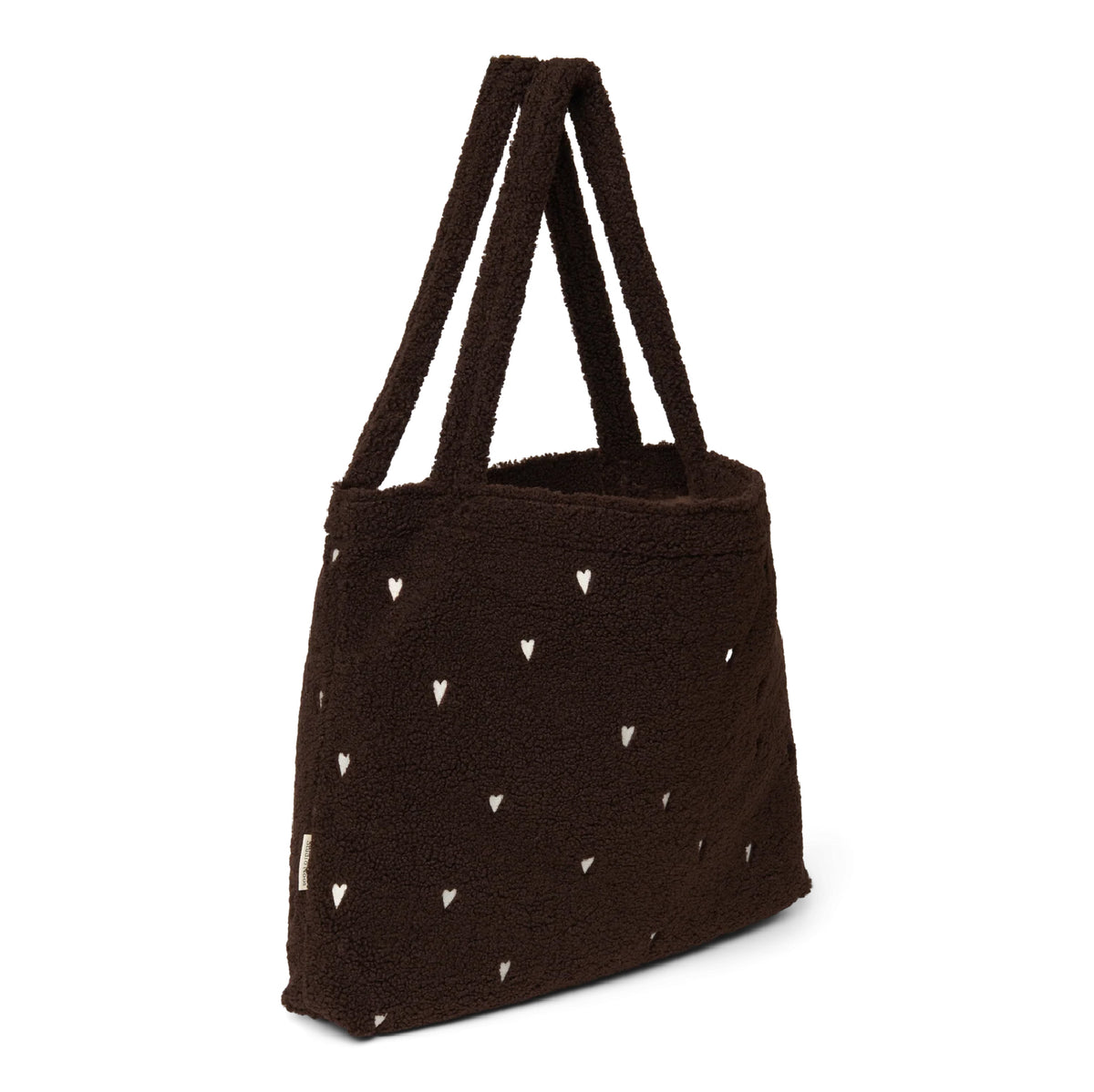 mom bag teddy, chocolate - STUDIO NOOS