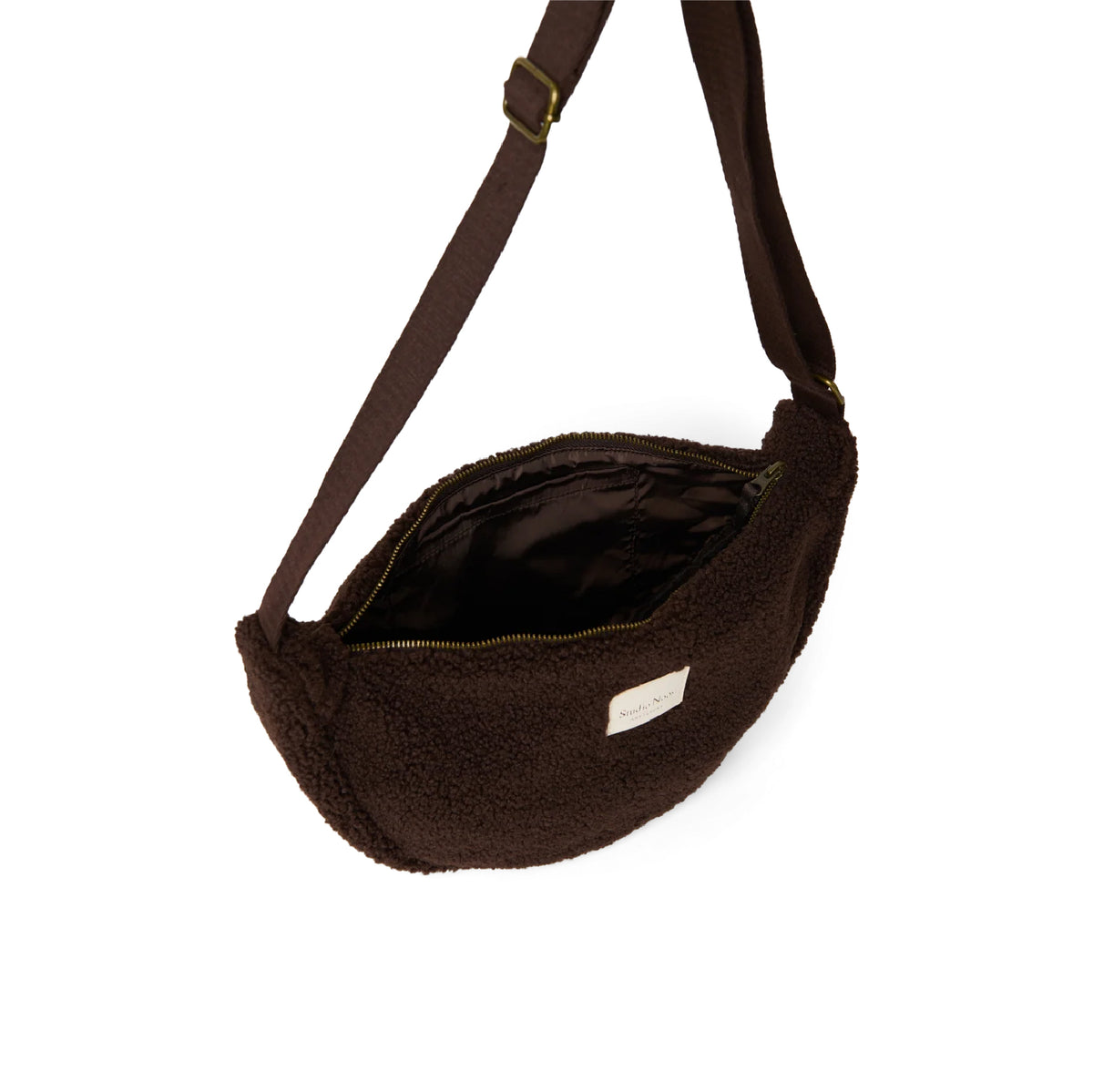 fanny pack adult teddy, chocolate - STUDIO NOOS