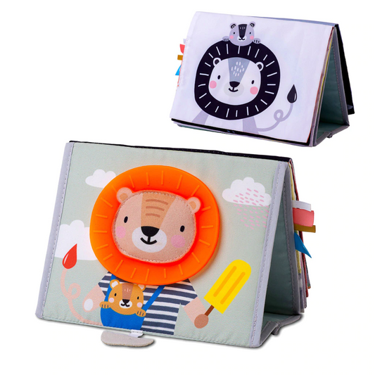 activiteitenspeelgoed, savannah tummy time book - TAF TOYS