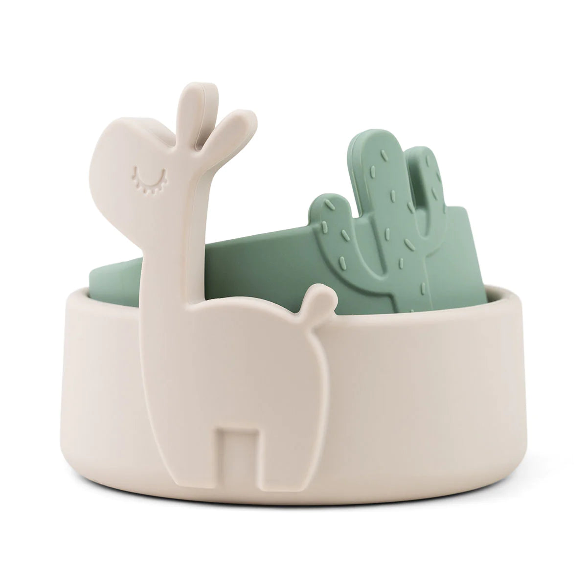 eetkommen set lalee, sand/green – DONE BY DEER