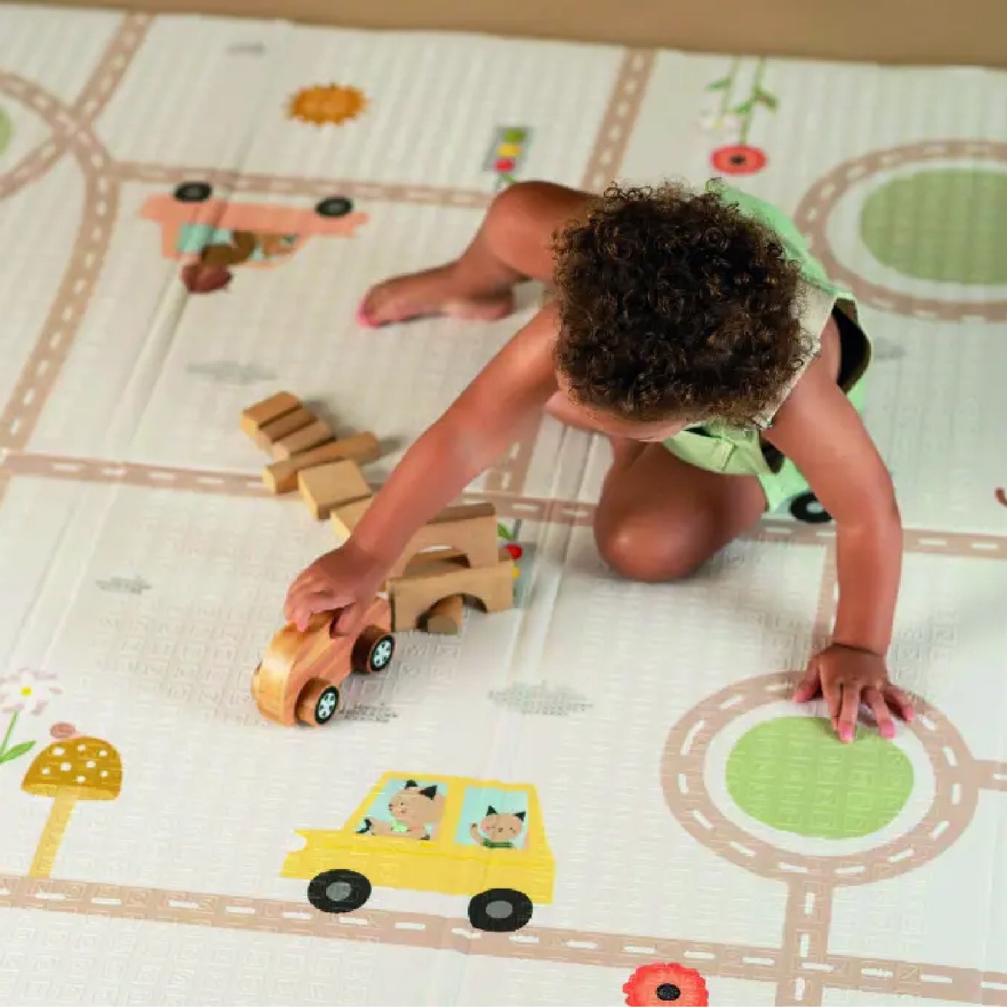 speelmat opvouwbaar highway adventures - TAF TOYS