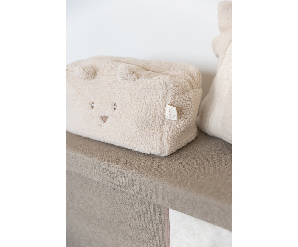 toilettas bear, creme - PERICLES