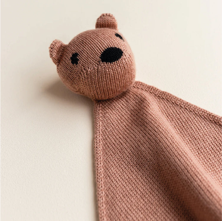 knuffeldoekje teddy tokki, terracotta – HVID