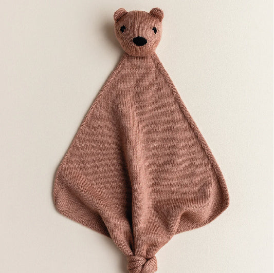 knuffeldoekje teddy tokki, terracotta – HVID