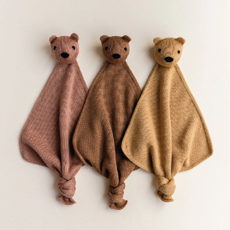 knuffeldoekje teddy tokki, terracotta – HVID