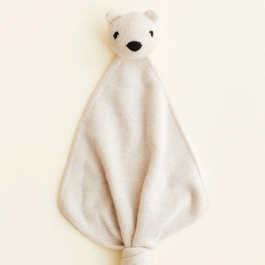 knuffeldoekje teddy tokki, cream – HVID