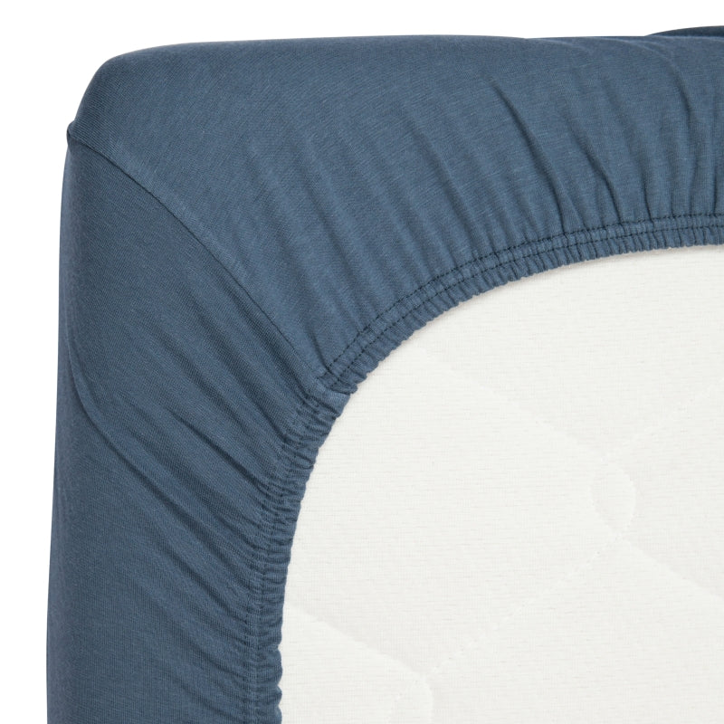 hoeslaken bamboe, 90 x 40 cm, marin – TIMBOO