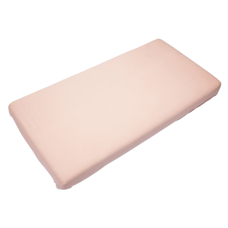 hoeslaken bamboe, 95 x 75 cm, misty rose – TIMBOO