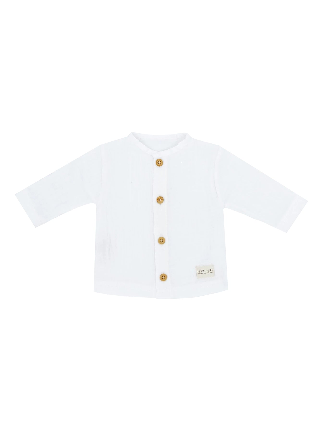 shirt mistflower, optic white - TINY TOTS