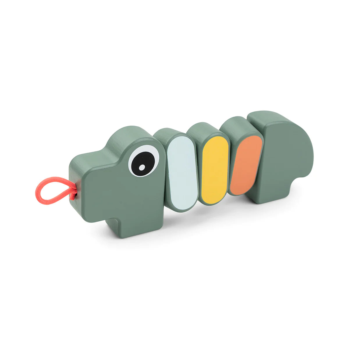 activiteitenspeelgoed twist croco, green – DONE BY DEER