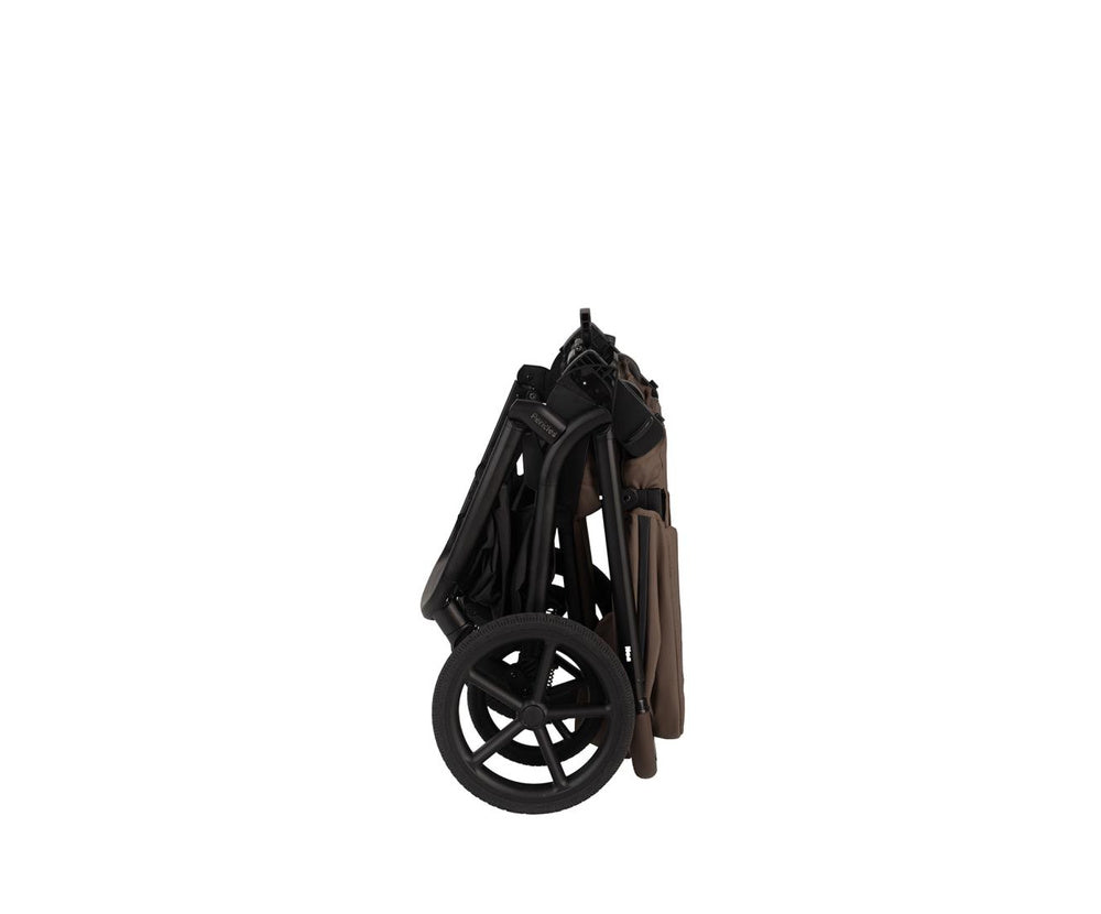 kinderwagen noa + regenhoes, chocolate - PERICLES