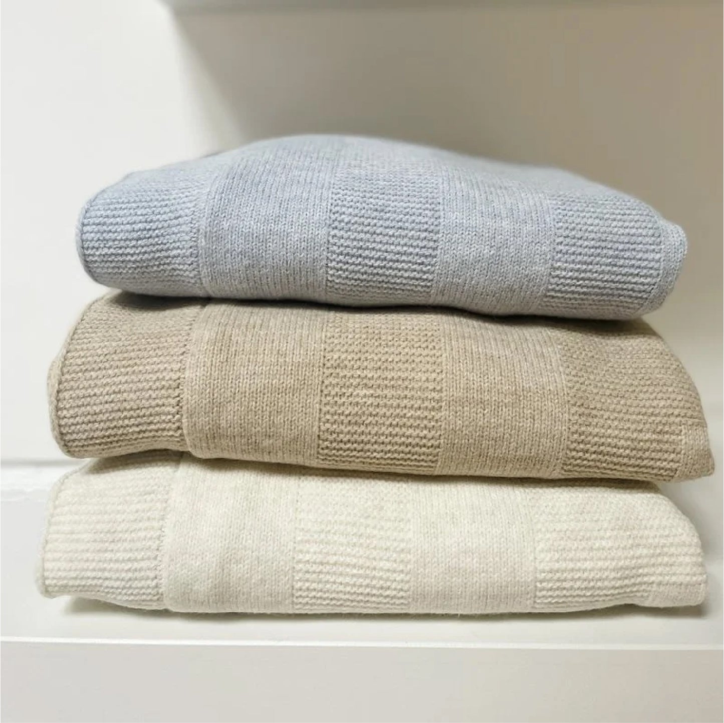 wiegdeken aspen, off white - POETREE KIDS