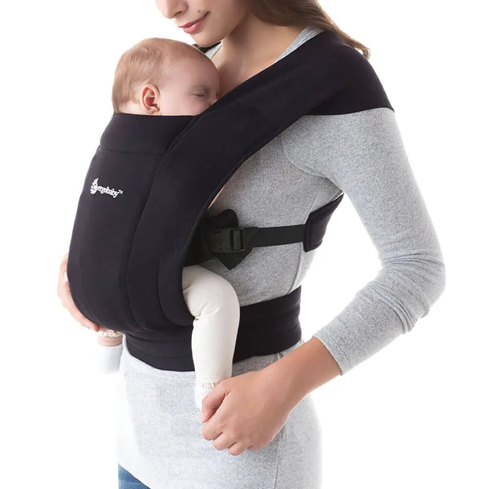 draagzak embrace, knit pure black - ERGOBABY