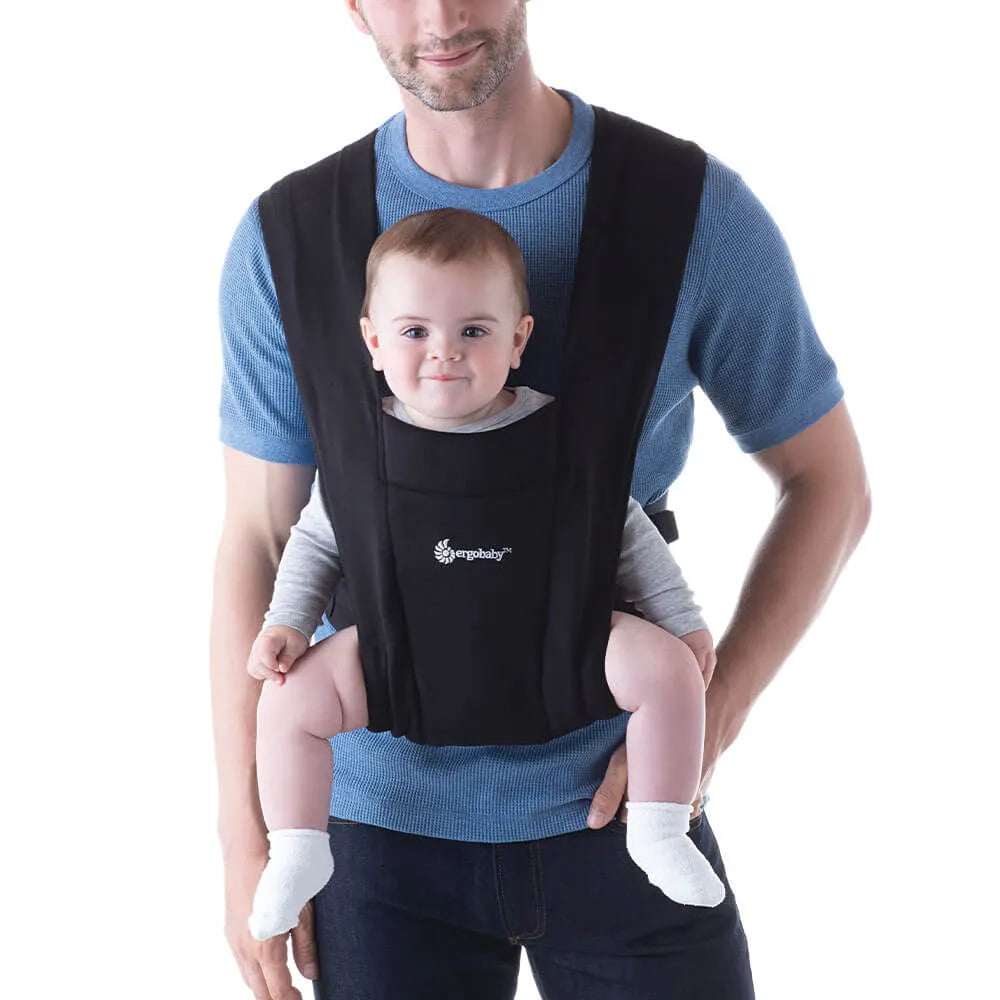 draagzak embrace, knit pure black - ERGOBABY