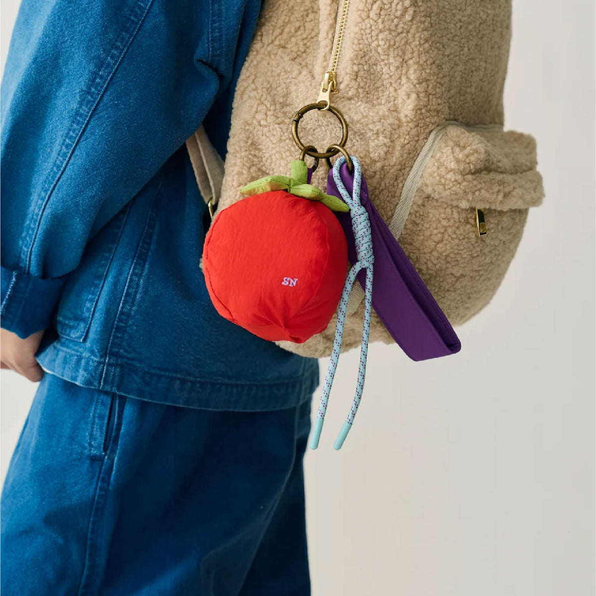 bag charm, tomato - STUDIO NOOS