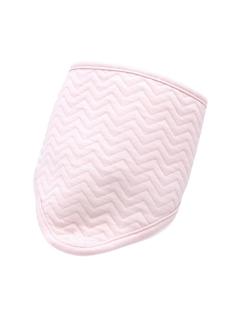 kwijlslabbetje, chevron light pink - POETREE KIDS