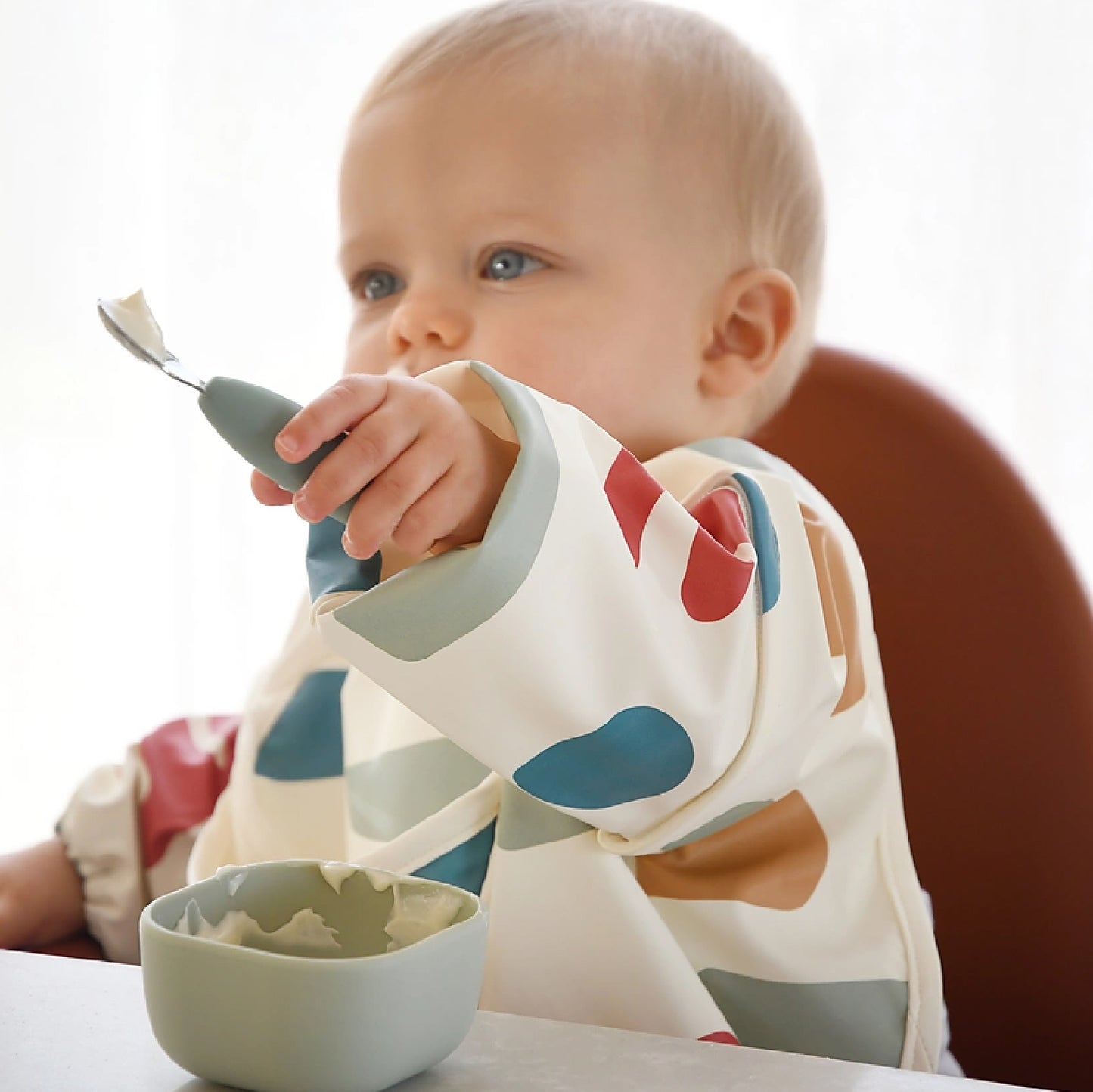 set pre-bestek, sage green – BEABA