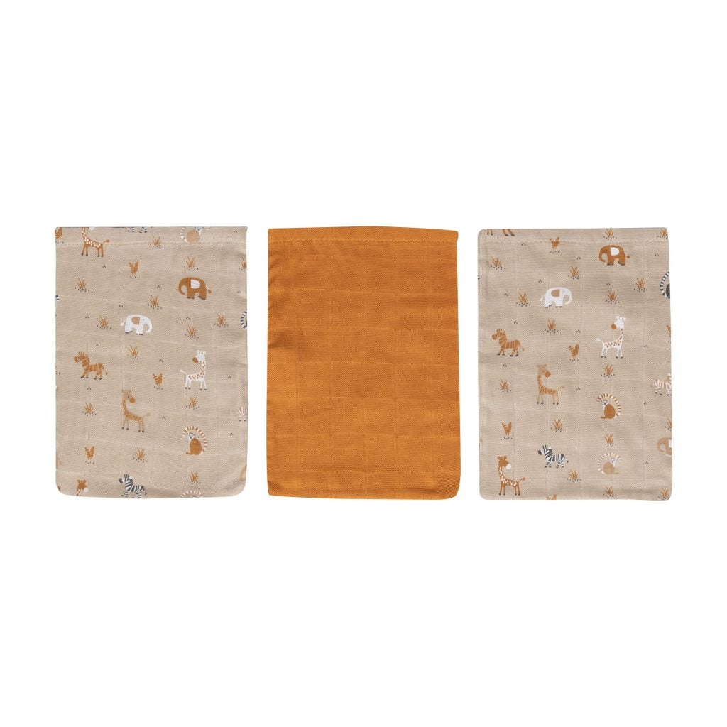 washand tetra, 3-pack, steppe - BEBE-JOU