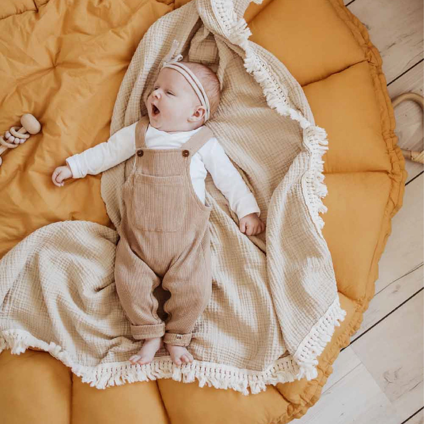 speeltapijt bloom, mustard - PLAY & GO