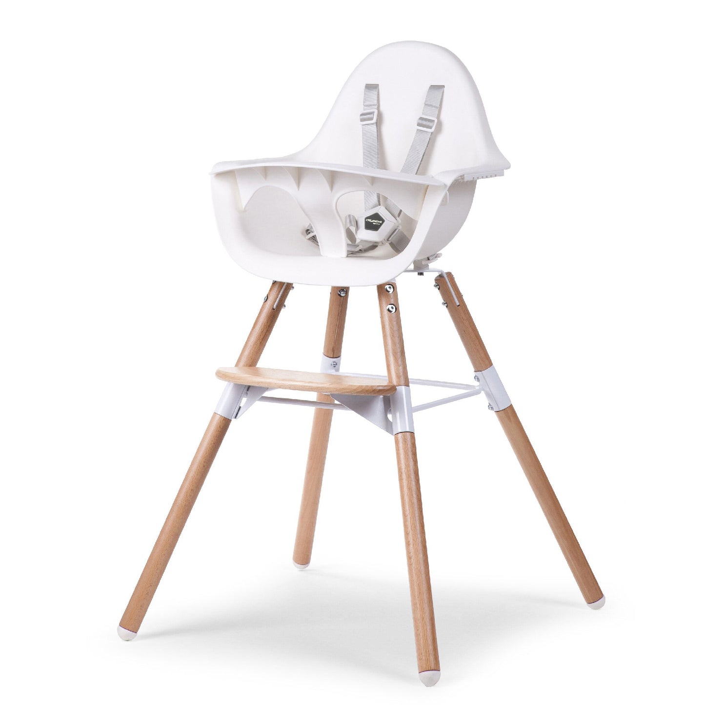 meegroeistoel evolu 2, naturel/white - CHILDHOME