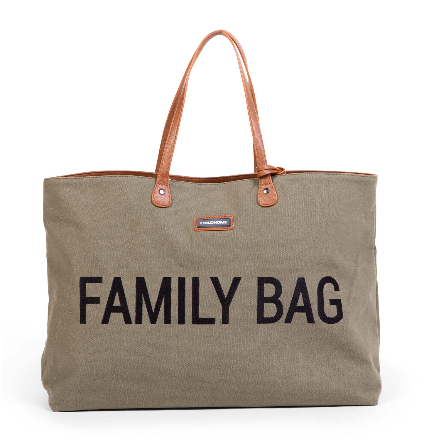 luiertas 'family bag', canvas kaki - CHILDHOME