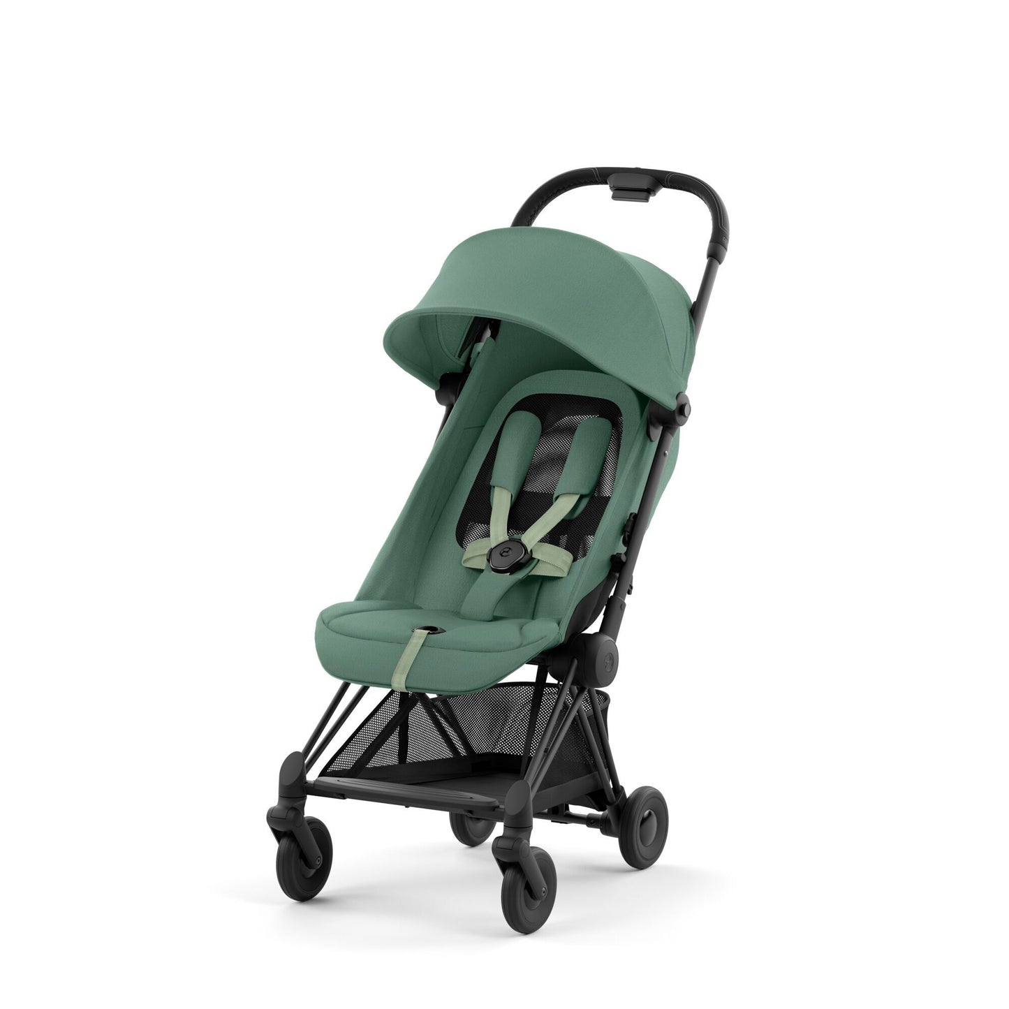 compacte buggy coya, leaf green/matt black frame - CYBEX