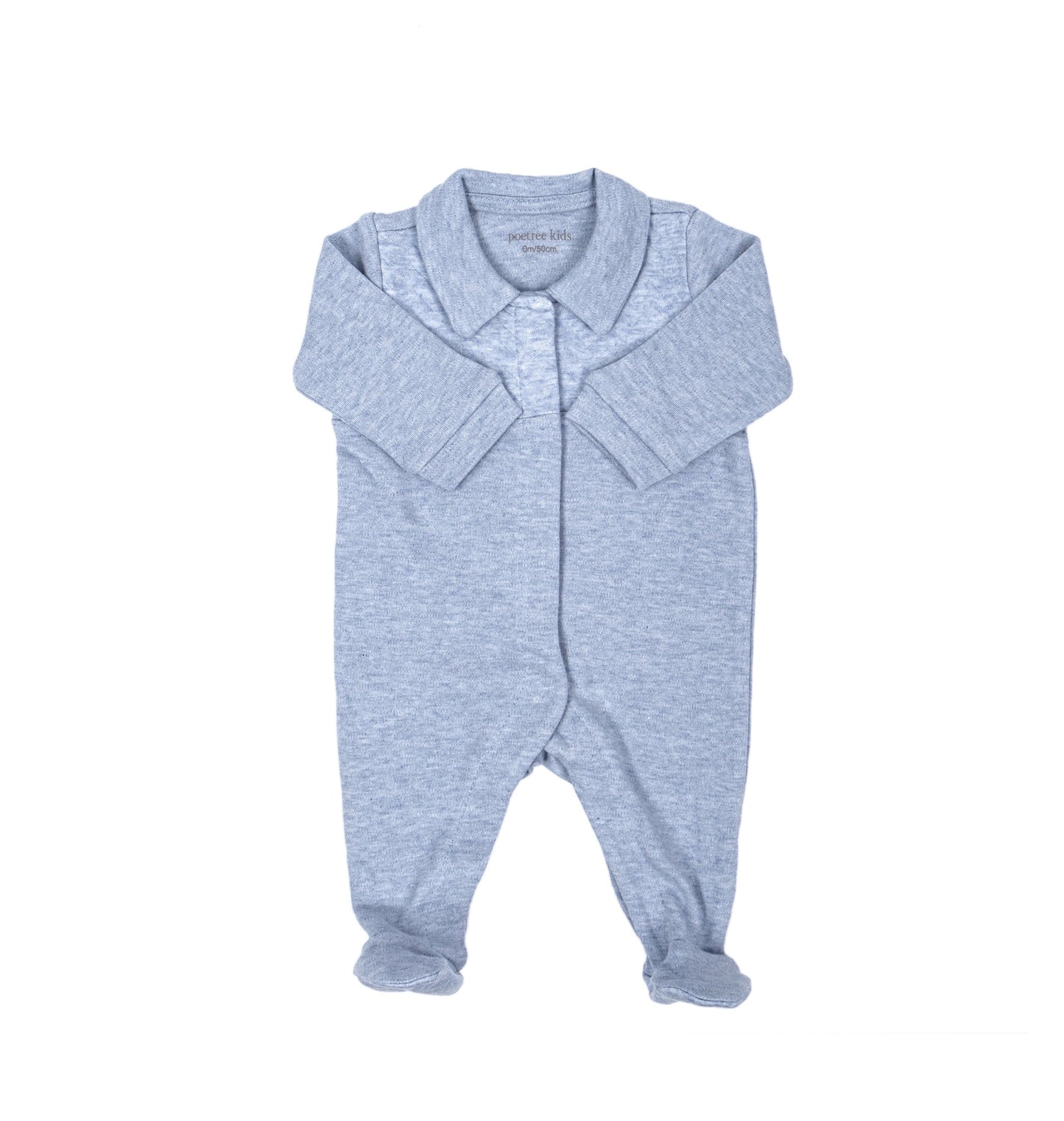 babypak, chevron denim blue, boy - POETREE KIDS