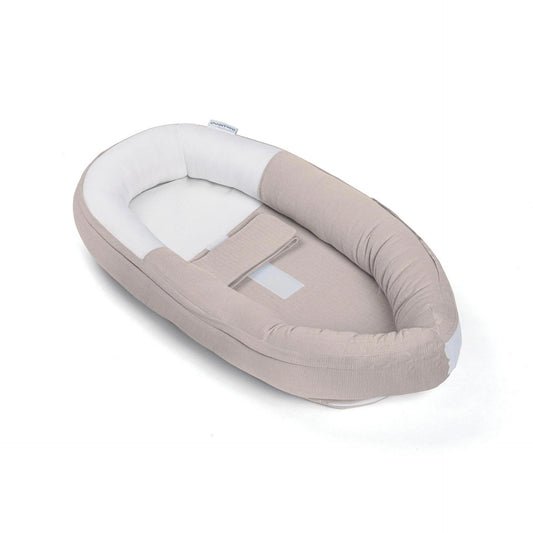 babynest cocoon, tetra jersey sand - DOOMOO