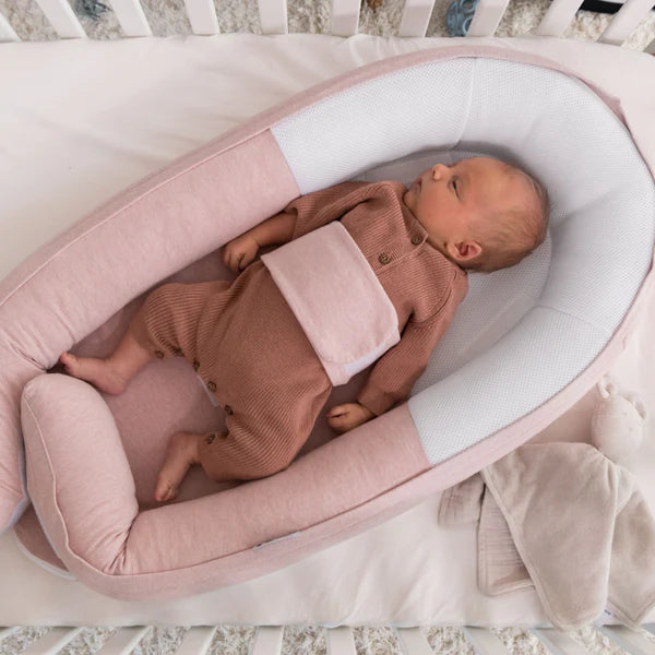 babynest cocoon, chiné pink - DOOMOO