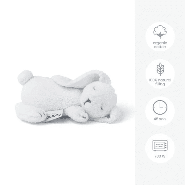 warmtekussen snoogy bunny, milky - DOOMOO