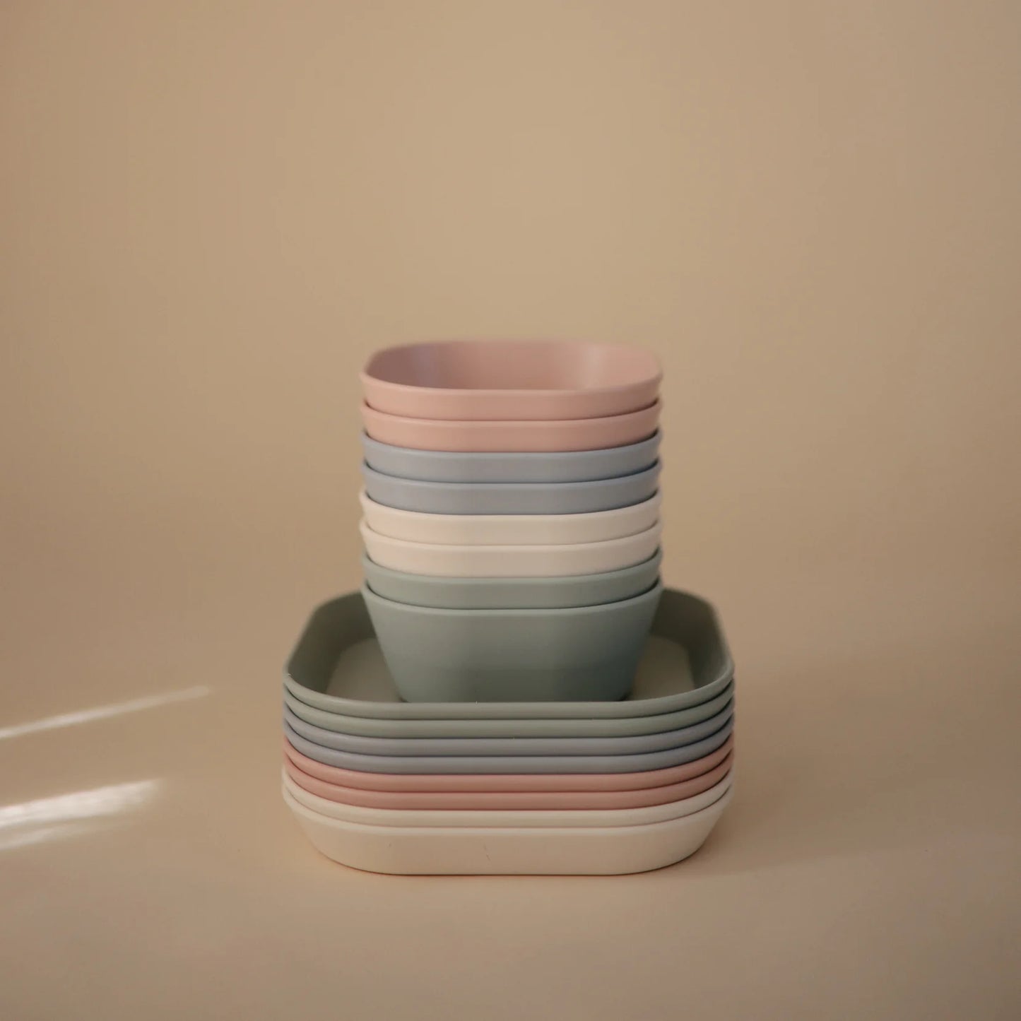 eetkommen set square, ivory - MUSHIE