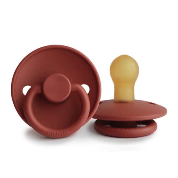 fopspeen classic latex, baked clay, 6–36 mnd. – FRIGG