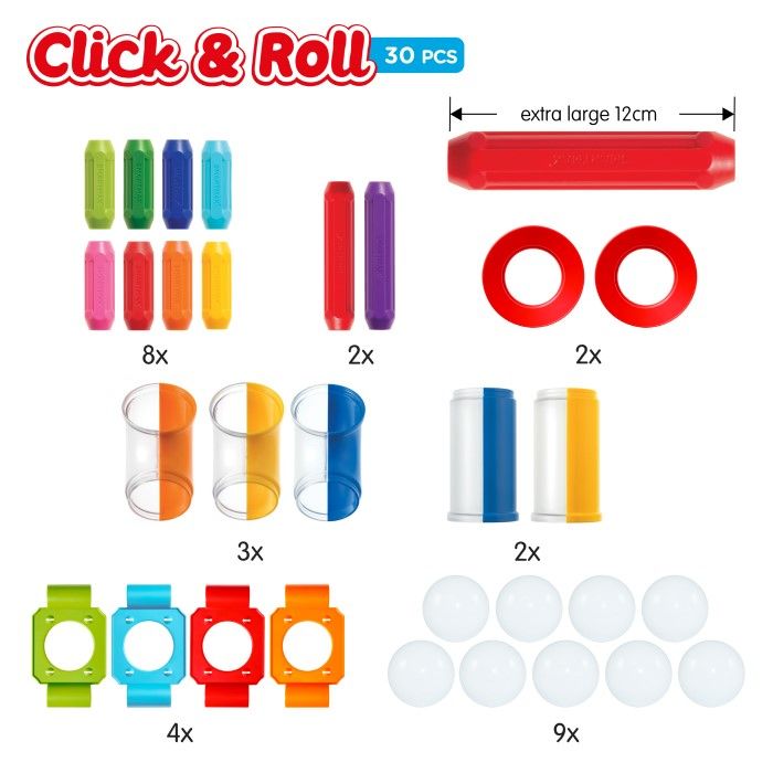 magnetisch speelgoed, click & roll – SMARTMAX