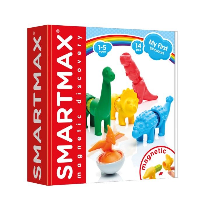 magnetisch speelgoed 'my first', dinosaurs - SMARTMAX
