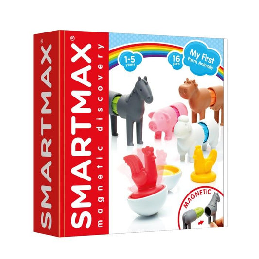 magnetisch speelgoed 'my first', farm animals - SMARTMAX