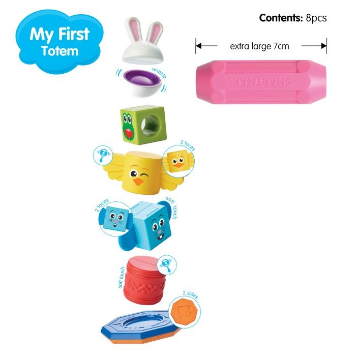 magnetisch speelgoed ‘my first’, totem – SMARTMAX