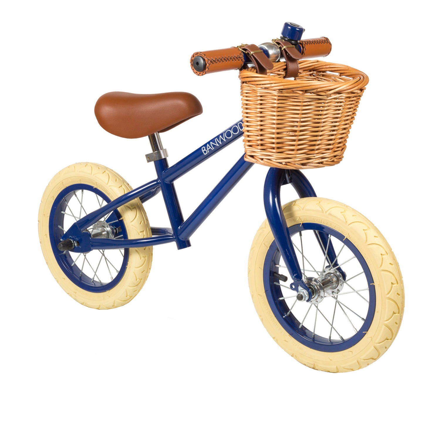 loopfiets go first 12", navy - BANWOOD