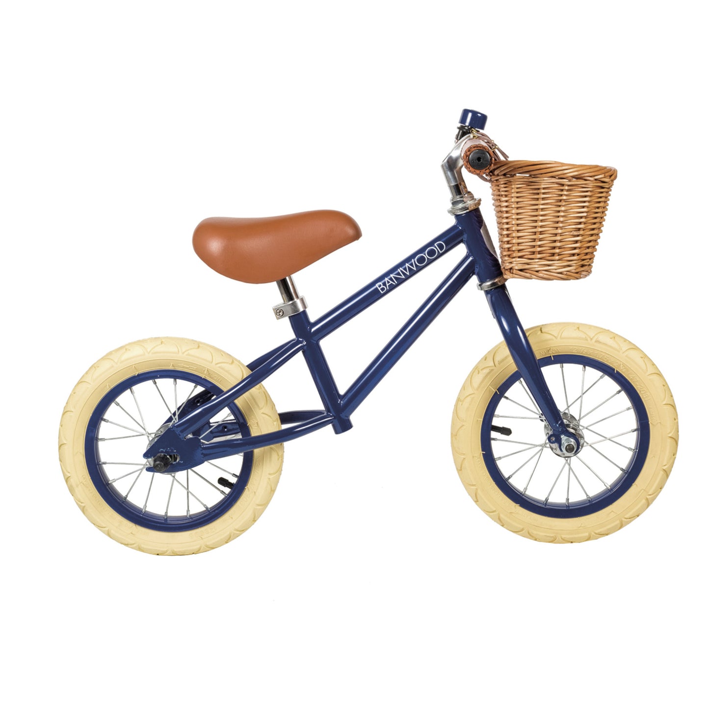 loopfiets go first 12", navy - BANWOOD