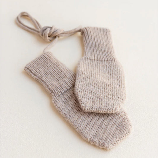 mittens fiza (6mnd.-2jr.), sand - HVID